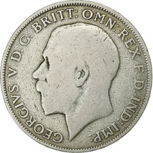 United Kingdom, George V, Florin, 1921, London, Silver, VF(20-25), KM:817a