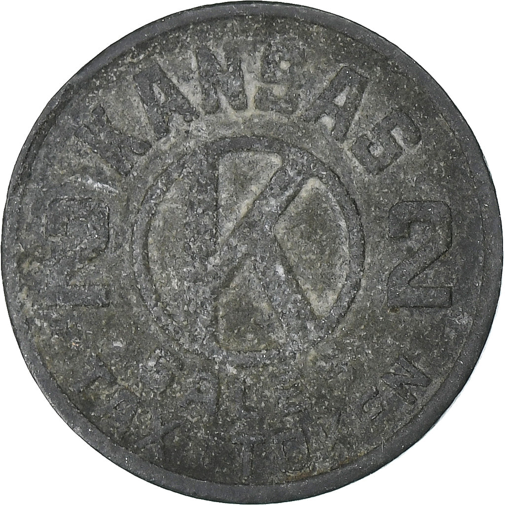 United States, Kansas, Sales Tax Token, 2 Mils, VF(30-35), Zinc