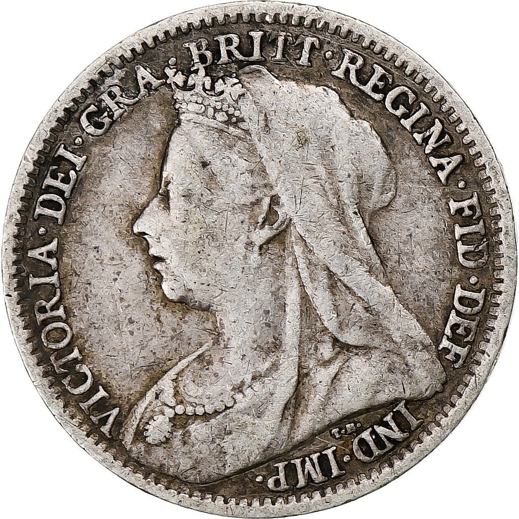 Reino Unido, Victoria, 3 Pence, 1898, London, Prata, VF(30-35), KM:777