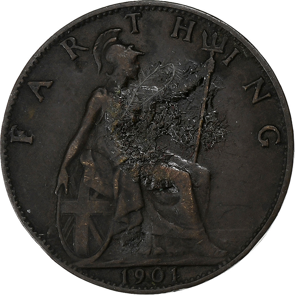 United Kingdom, Victoria, Farthing, 1901, London, Bronze, VF(30-35), KM:788