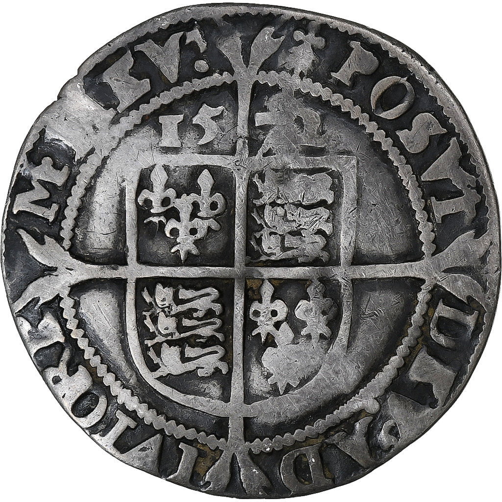 Great Britain, Elizabeth, 6 Pence, 1572, London, 3rd & 4th issues, Silver