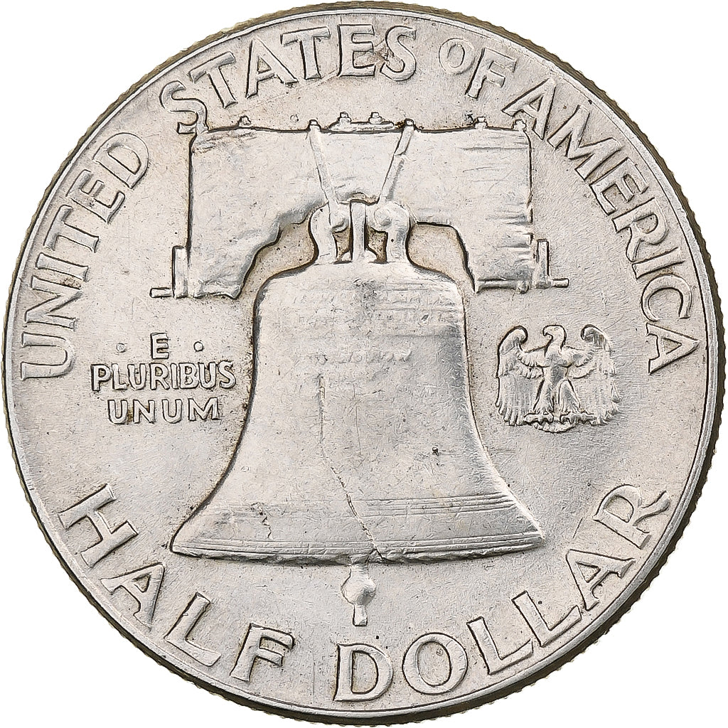 United States, Half Dollar, Franklin, 1949, Philadelphia, Silver, EF(40-45)