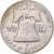 Estados Unidos, Half Dollar, Franklin, 1951, San Francisco, Plata, BC+, KM:199