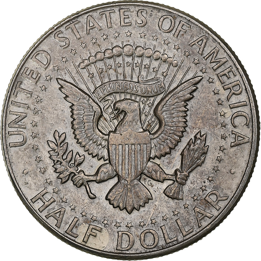 United States, Half Dollar, Kennedy, 1964, Philadelphia, Silver, EF(40-45)