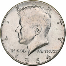United States, Half Dollar, Kennedy, 1964, Philadelphia, Silver, EF(40-45)