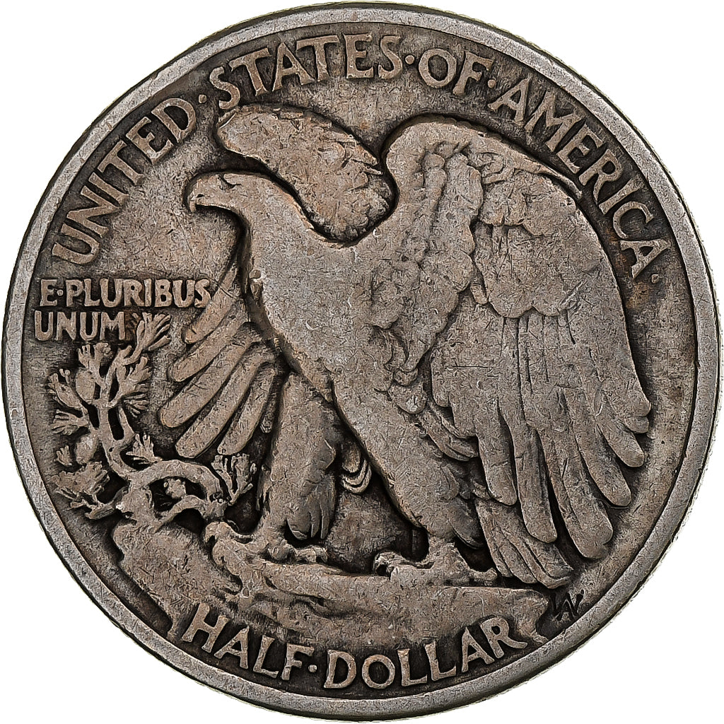 United States, Half Dollar, Walking Liberty, 1939, Philadelphia, Silver