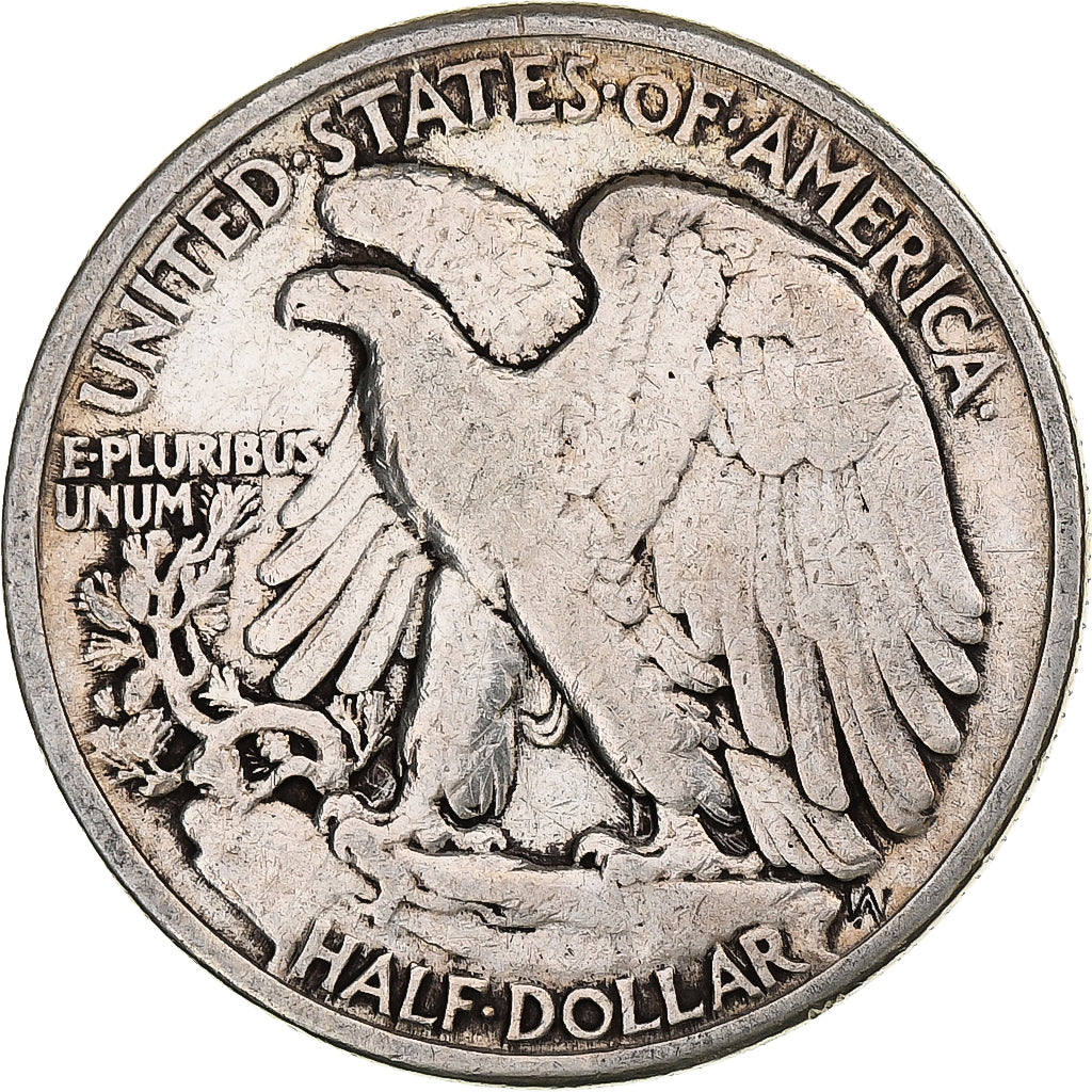 United States, Half Dollar, Walking Liberty, 1942, Philadelphia, Silver