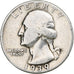 Verenigde Staten, Quarter, Washington, 1939, Philadelphia, Zilver, FR+, KM:164