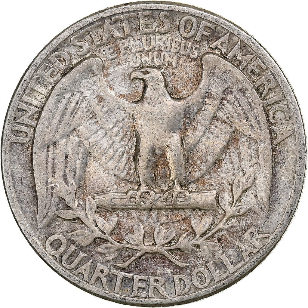 United States, Quarter, Washington, 1942, Philadelphia, Silver, VF(30-35)