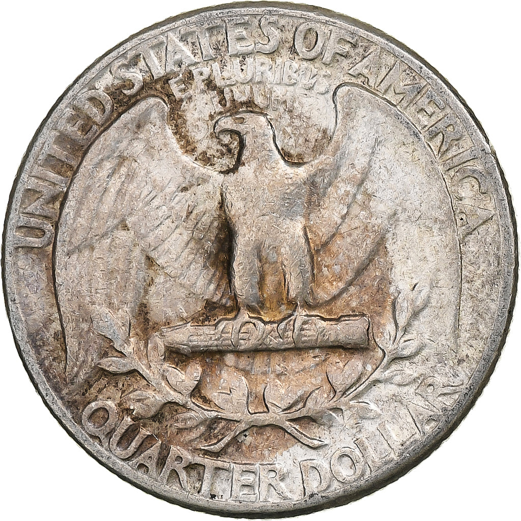 United States, Quarter, Washington, 1952, Philadelphia, Silver, EF(40-45)