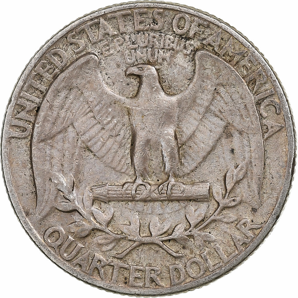 Estados Unidos, Quarter, Washington, 1954, Philadelphia, Plata, MBC, KM:164