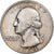 Estados Unidos da América, Quarter, Washington, 1954, Denver, Prata, EF(40-45)