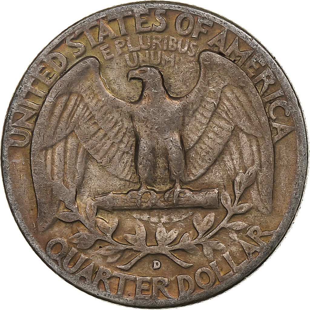 United States, Quarter, Washington, 1957, Denver, Silver, VF(30-35), KM:164