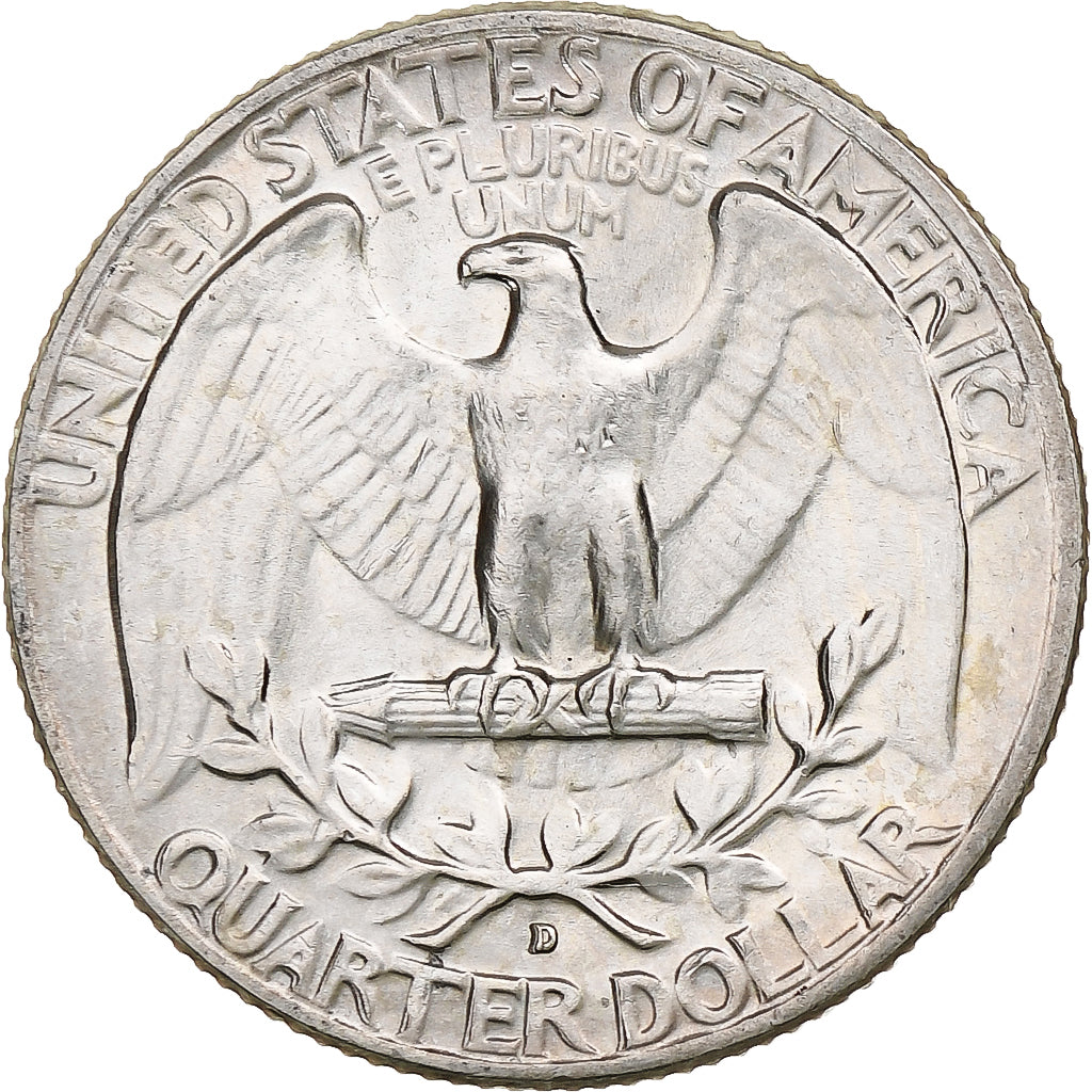 United States, Quarter, Washington, 1959, Denver, Silver, EF(40-45), KM:164