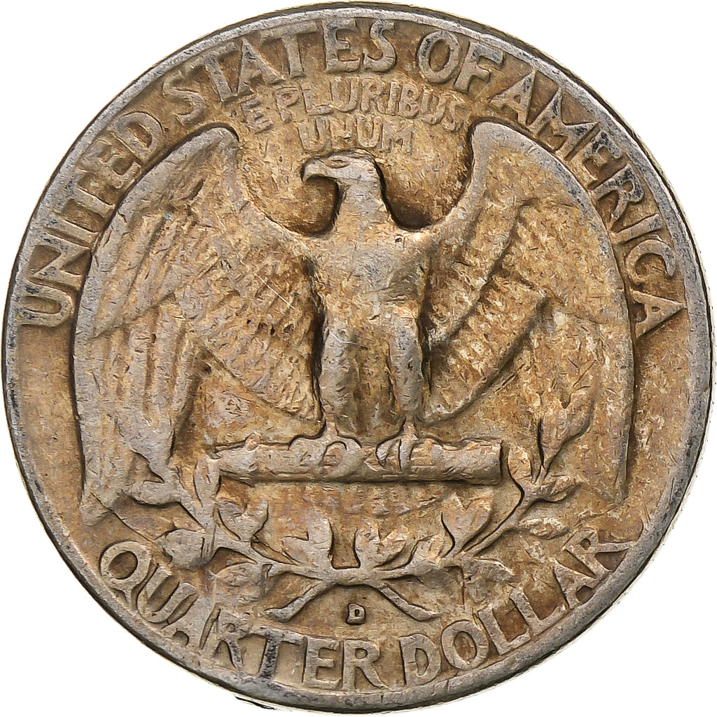 United States, Quarter, Washington, 1960, Denver, Silver, VF(30-35), KM:164