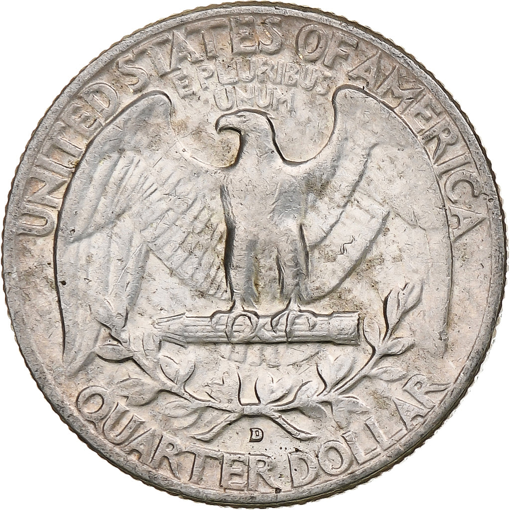 Verenigde Staten, Quarter, Washington, 1964, Denver, Zilver, FR+, KM:164