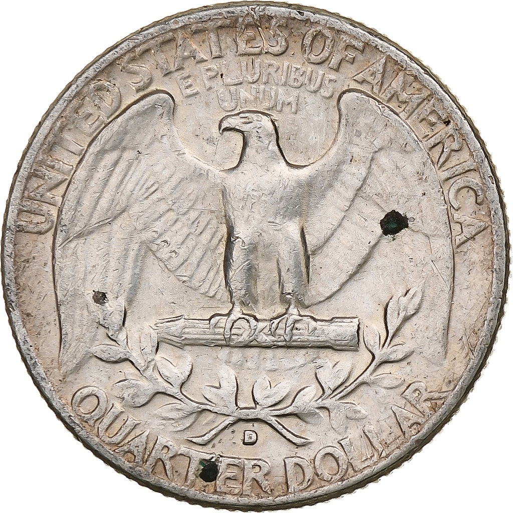 United States, Quarter, Washington, 1964, Denver, Silver, VF(30-35), KM:164