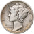 United States, Dime, Mercury, 1938, San Francisco, Silver, VF(30-35), KM:140