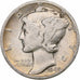 États-Unis, Dime, Mercury, 1940, Philadelphie, Argent, TB+, KM:140