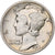 United States, Dime, Mercury, 1917, Philadelphia, Silver, EF(40-45), KM:140
