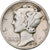 Vereinigte Staaten, Dime, Mercury, 1945, Philadelphia, Silber, S+, KM:140
