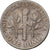 États-Unis, Dime, Roosevelt, 1957, Philadelphie, Argent, TTB, KM:195