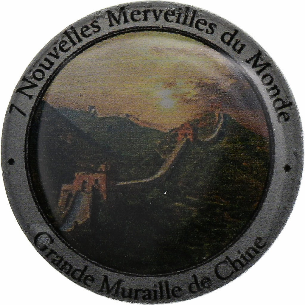 Italie, Jeton, Grande Muraille de Chine, Aluminium, TTB