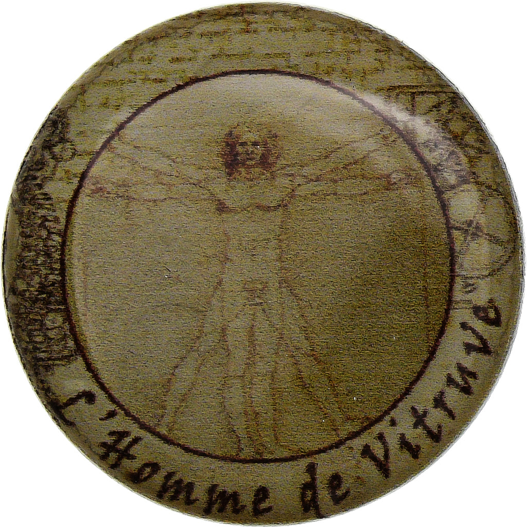 Italia, ficha, L'Homme de Vitruve, Alluminio, BB