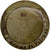Italie, Jeton, L'Homme de Vitruve, Aluminium, TTB