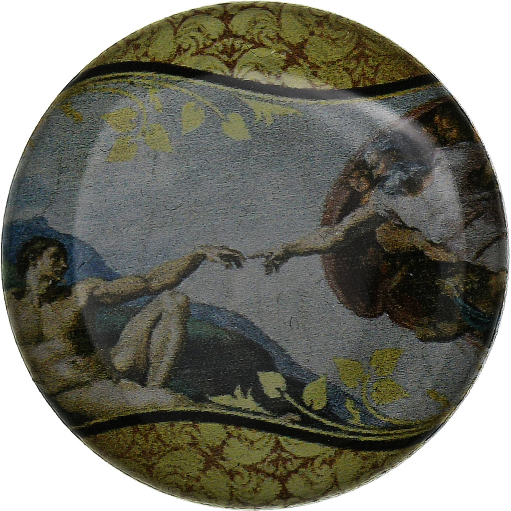 Italie, Jeton, Chapelle Sixtine, La création d'Adam, Aluminium, TTB