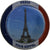 Francia, zeton, Paris, Tour Eiffel, Níquel, MBC