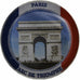 Francia, zeton, Paris, Arc-de-Triomphe, Níquel, MBC
