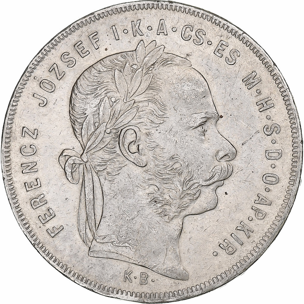 Hungary, Franz Joseph I, Forint, 1879, Kremnica, Silver, EF(40-45), KM:453.1