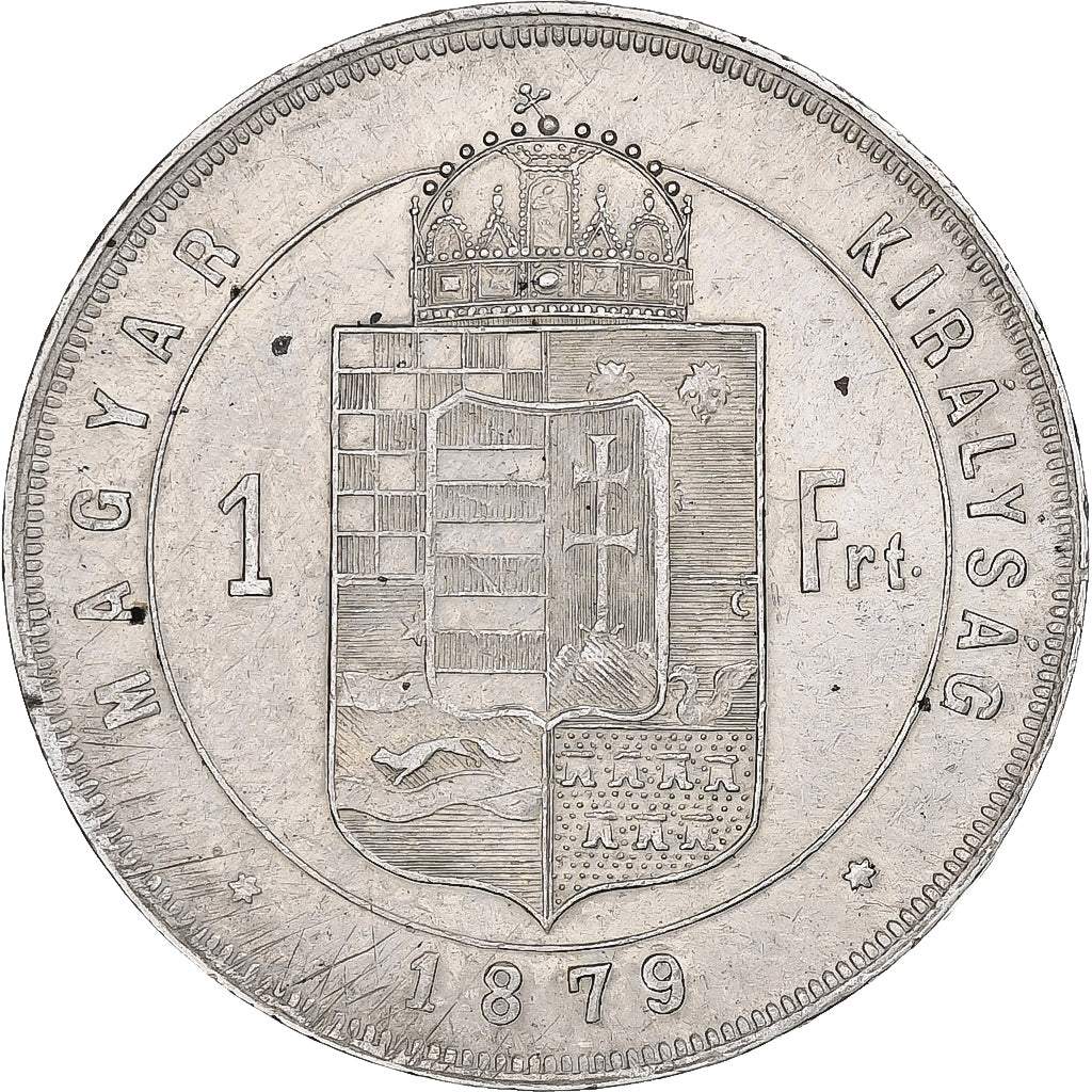 Hungary, Franz Joseph I, Forint, 1879, Kremnica, Silver, EF(40-45), KM:453.1