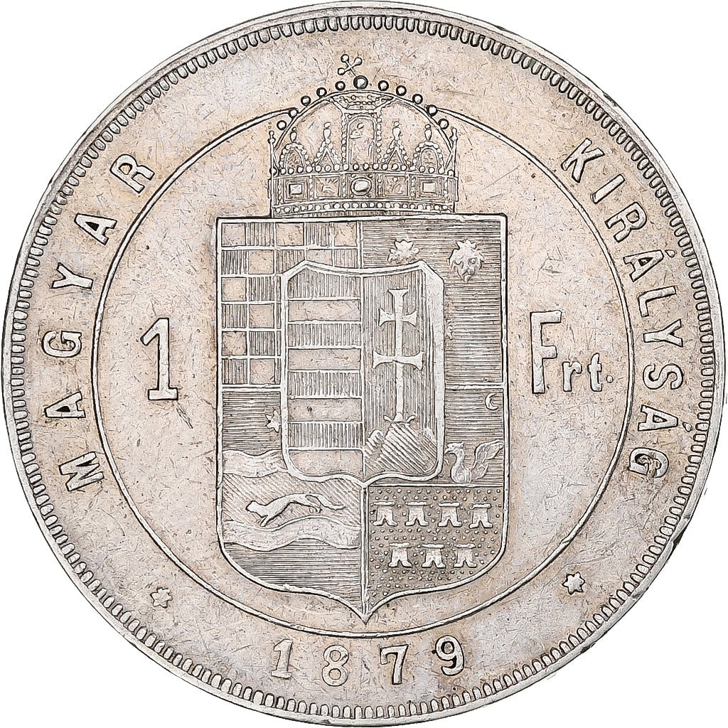 Hungary, Franz Joseph I, Forint, 1879, Kremnica, Silver, EF(40-45), KM:453.1