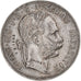 Austria, Franz Joseph I, Florin, 1889, Vienna, Countermarked, Silver, EF(40-45)