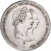 Áustria, Franz Joseph I, Gulden, Wedding, 1854, Vienna, Prata, EF(40-45), KM:M1