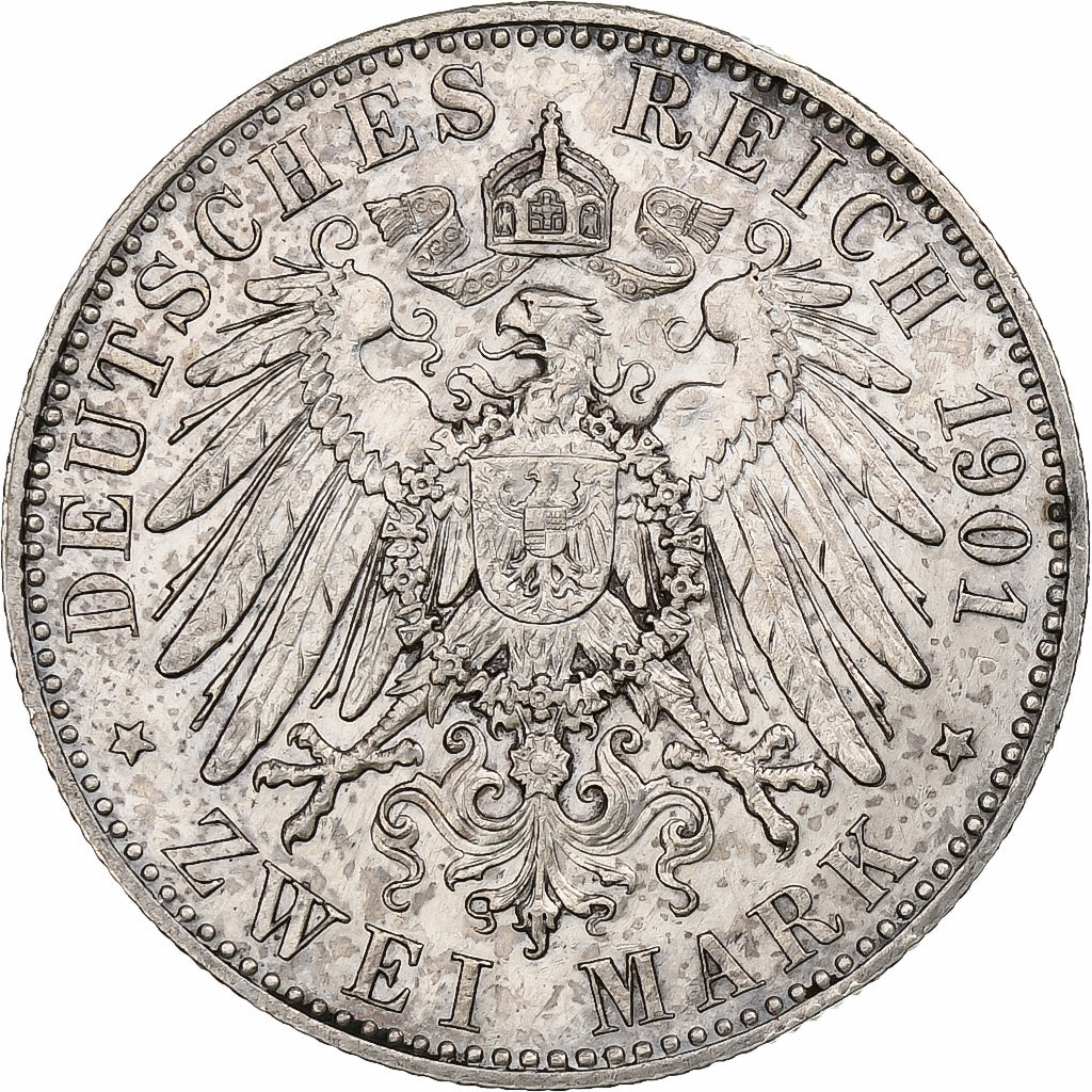 Germany, Kingdom of Prussia, Wilhelm II, 2 Mark, 1901, Berlin, Silver