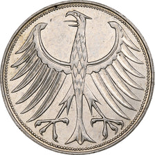Allemagne, 5 Mark, 1963, Munich, Argent, TTB, KM:112