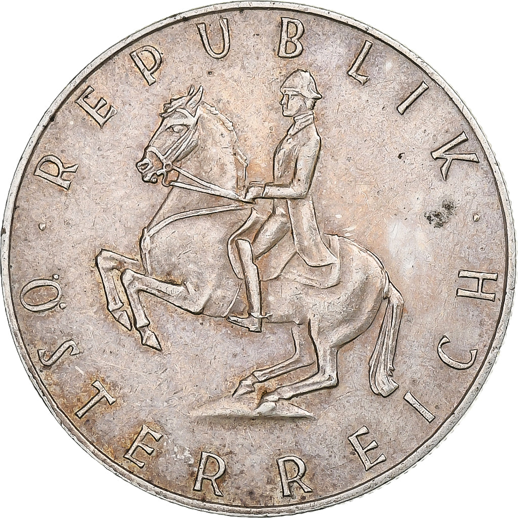 Austria, 5 Schilling, 1961, Vienna, Argento, BB, KM:2889