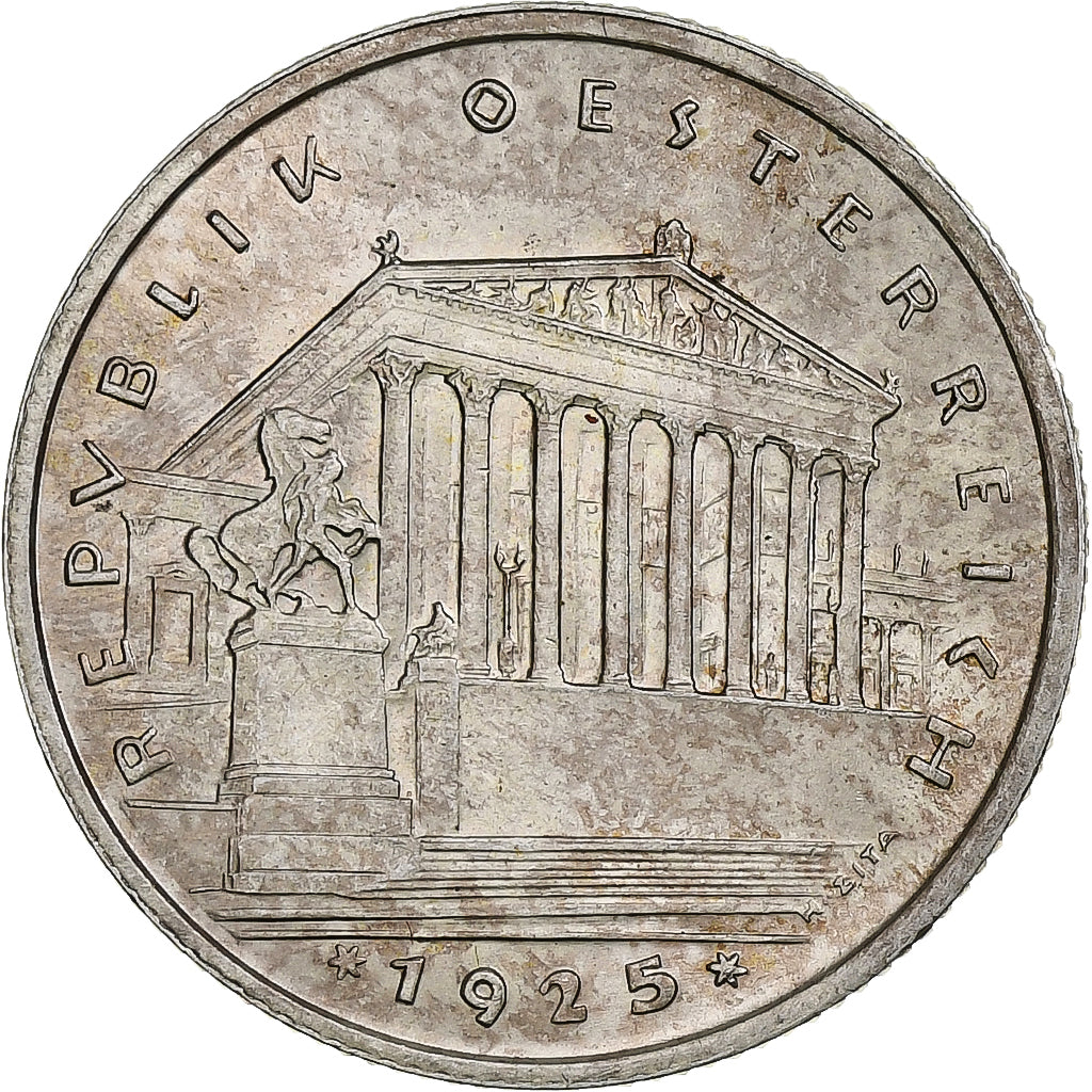 Austria, Schilling, 1925, Vienna, Plata, EBC, KM:2840
