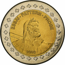 Switzerland, 2 Euro, Fantasy euro patterns, Essai-Trial, Proof, 2003