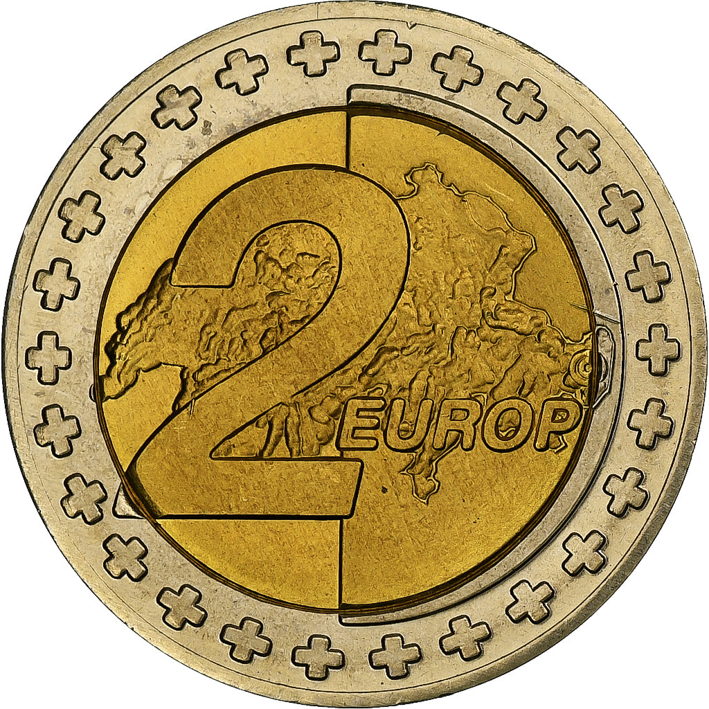 Schweiz, 2 Euro, Fantasy euro patterns, Essai-Trial, PP, 2003, Bi-Metallic, STGL