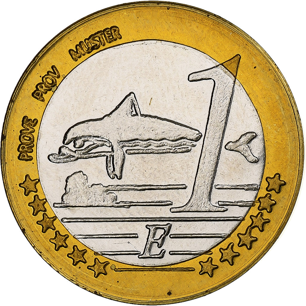 Crête, Euro, Fantasy euro patterns, Essai-Trial, BE, 2004, Bimétallique, FDC