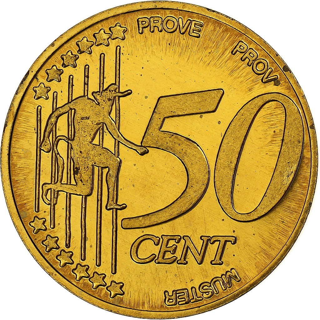 Crete, 50 Euro Cent, Fantasy euro patterns, Essai-Trial, Proof, 2004, Brass