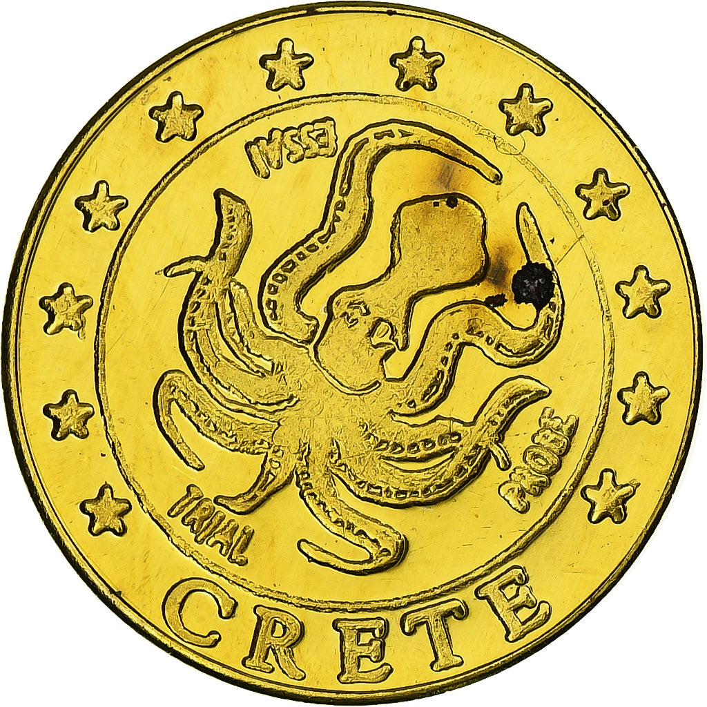 Creta, 20 Euro Cent, Fantasy euro patterns, Essai-Trial, FS, 2004, Ottone, FDC