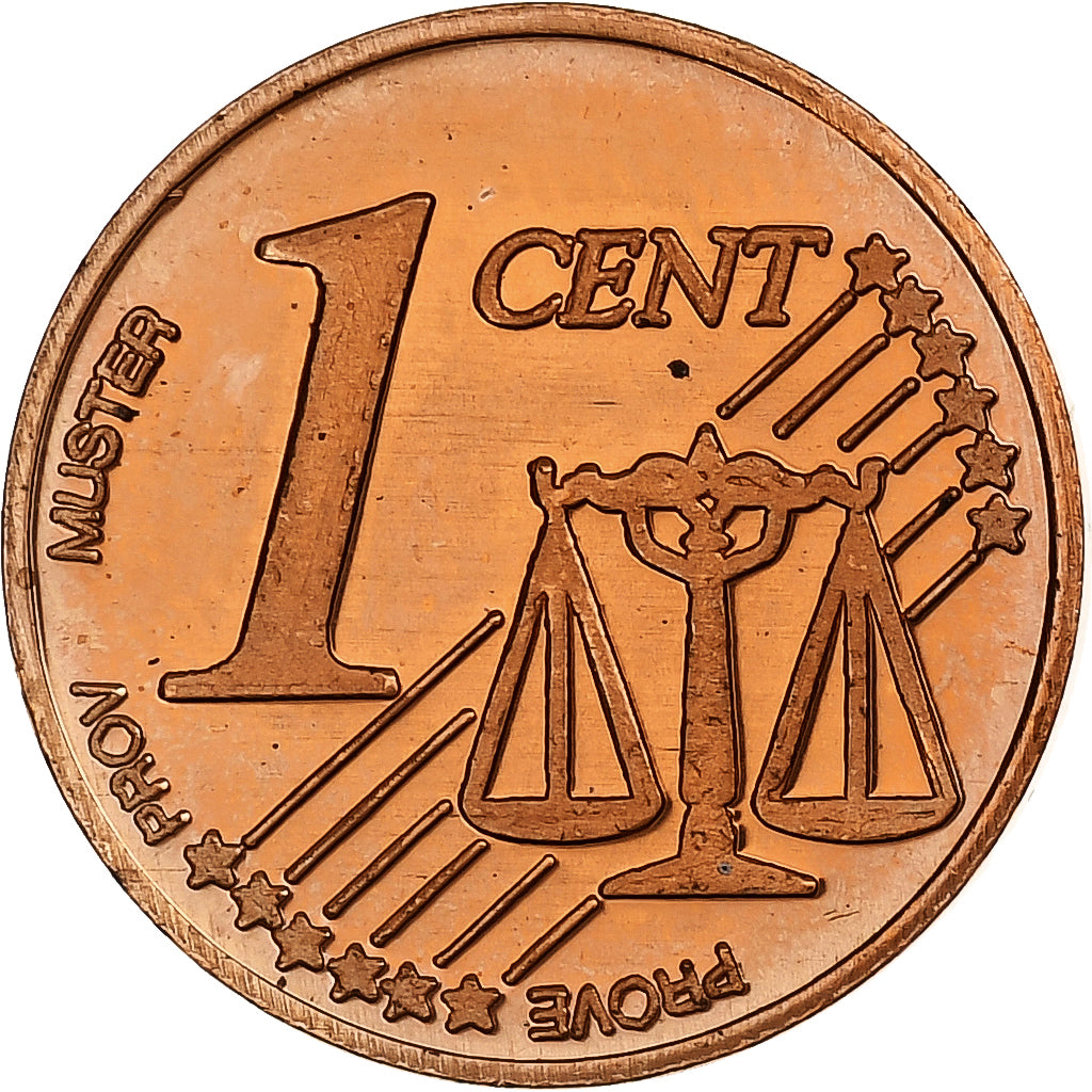 Creta, Euro Cent, Fantasy euro patterns, Essai-Trial, Prueba, 2004, Cobre, FDC