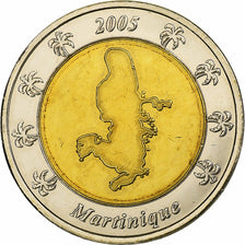 Martinique, 2 Euro, Fantasy euro patterns, Essai-Trial, Proof, 2005