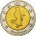 Martinique, 2 Euro, Fantasy euro patterns, Essai-Trial, Proof, 2005