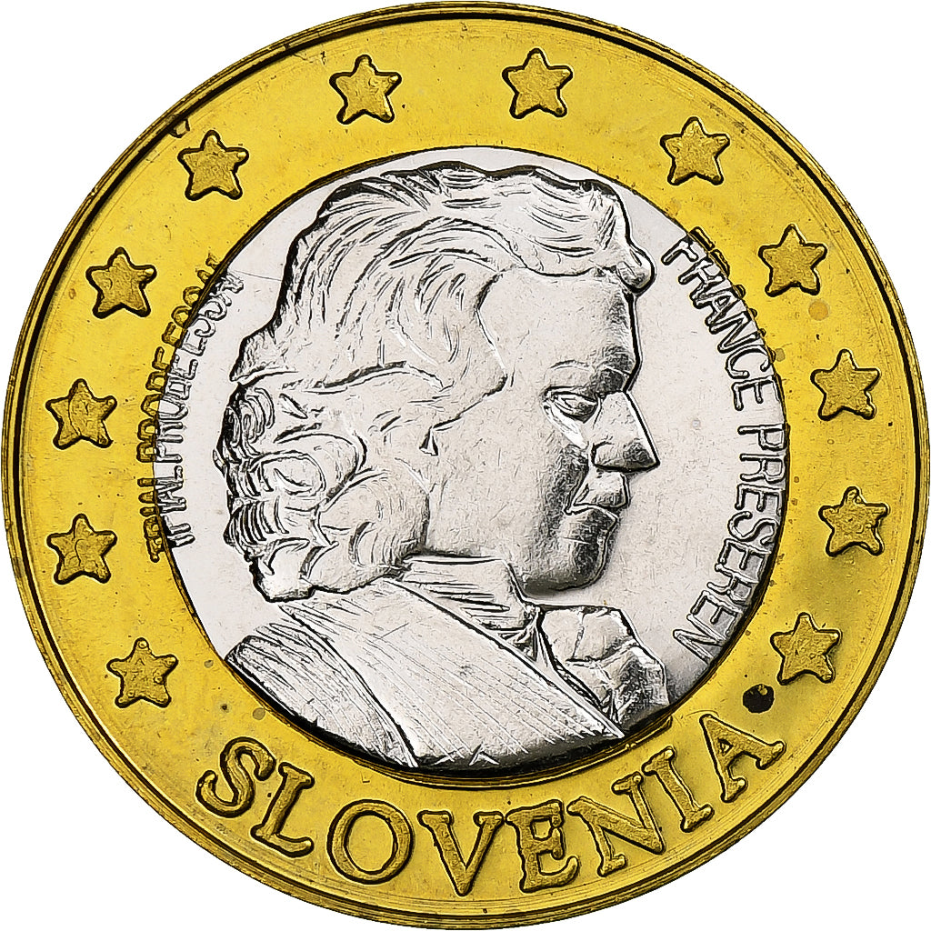 Slovenia, 2 Euro, Fantasy euro patterns, Essai-Trial, Proof, Bi-Metallic